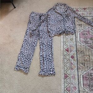 VS Leopard Print Pajama Set